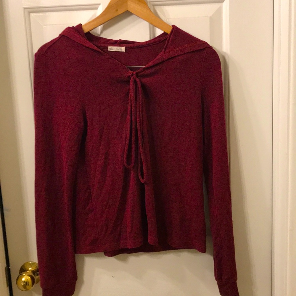 Adorable Hoody sweater jrs sz medium!